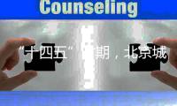 “十四五”时期�
，北京城市副中心将建设怎样一座“城”？