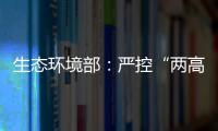 生态环境部：严控“两高”项目盲目上马将成今后环保督察重点