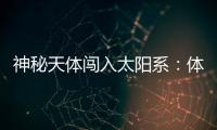 神秘天体闯入太阳系：体积惊人，秒速疑超60公里，年底到达近地点
