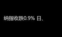 纳指收跌0.9% 日、韩公司股票走低