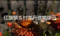 红旗镇乡村龙舟赛鸣锣开赛�
，归侨侨眷同舟共济展风采
