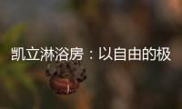 凯立淋浴房
：以自由的极简	，打造大宅淋浴房的高配!