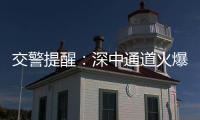 交警提醒：深中通道火爆超预期，停车打卡违规不可取