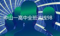 中山一高中全班达线985，平均664.6分