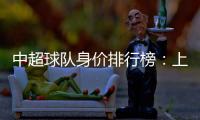 中超球队身价排行榜	：上港超越恒大位居榜首