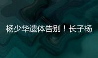 杨少华遗体告别！长子杨威悲痛
，摔盆打幡大喊
：爸爸一路走好
！
