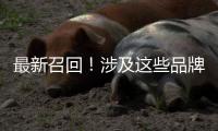 最新召回！涉及这些品牌车辆