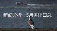 新闻分析：5月进出口总值略有回调�，怎么看	？