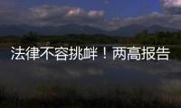 法律不容挑衅	！两高报告点名辣笔小球、纸面服刑等