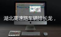 湖北高速路车辆排长龙，工作人员沿途送食物