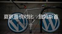 夏联票价对比：詹姆斯首秀一律5美元 弗拉格首秀最贵超3000美元