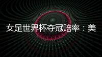 女足世界杯夺冠赔率：美国冲冠中国1赔251