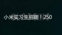 小米实习生招聘�！250/天�！留学生优先&餐补！世界 500 强offer!