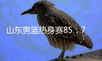 山东男篮热身赛85：75埃及国家队，陈培东回家作战获15分