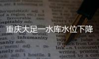 重庆大足一水库水位下降
，惊现水月观音等宋代摩崖造像