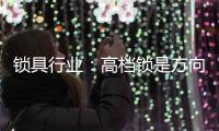 锁具行业：高档锁是方向 门锁是领头羊