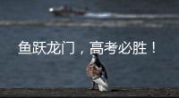 鱼跃龙门�	，高考必胜！