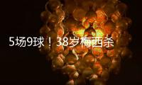 5场9球！38岁梅西杀疯了：任意球打死角 历史第4人 挥拳庆祝
