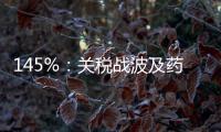 145%
：关税战波及药品
，产业链恐生变